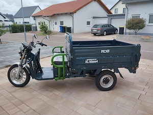 Cargo Trike Lasten Dreirad mit Hydraulik 100 % Elektro Bild 3