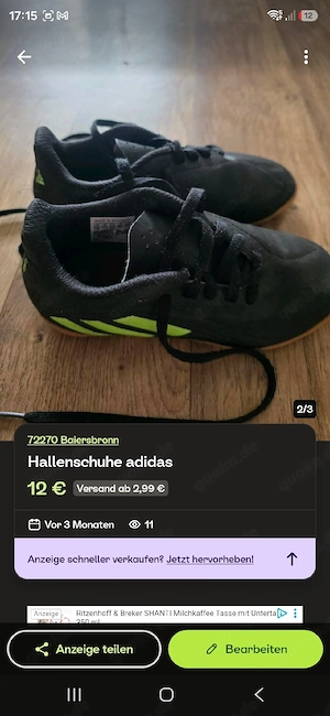 Hallenschuhe Größe 30