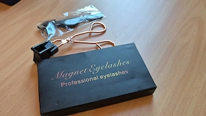 Magnetische Wimpern Ohne Eyeliner mit Zange und Mascarabürste Magnetic Eyelashes 3 Paar