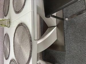 Esszimmer Tisch 4 Stühle echte Leder Neuwertig  Bild 6