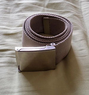 Cooler  Gürtel  Textilgürtel  -  beige  -  Länge ca.  101  cm