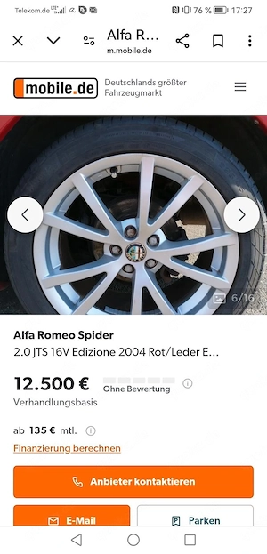 Alfa Spider Cabrio 