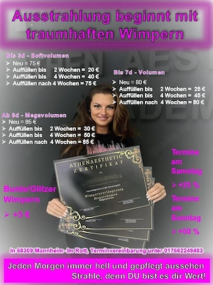 Wimpernverlängerung 
