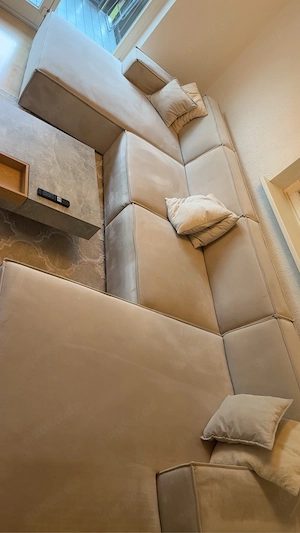U-förmiges Sofa inkl. Couchtisch   Sehr guter Zustand