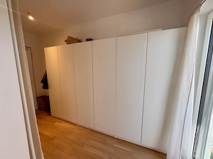 3  IKEA PAX Kleiderschrank 1  cm inkl. Türen   Weiß