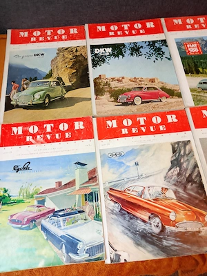 Motor Revue (24 Hefte) im original Sammelordner 1955-1964 !!