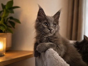 Typisch Maine Coon - groß ,flauschig & und voller Liebe