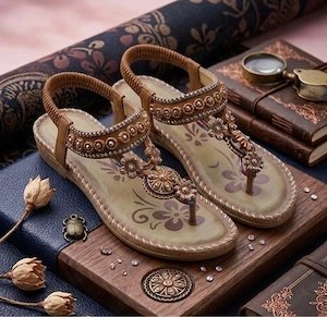 boho flip flop Sandalen 