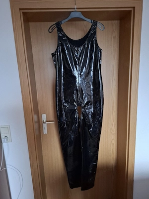 Damen Lack Catsuit 