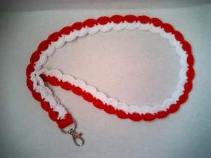 Schlüsselbänder mit Karabiner, Lanyard, Handarbeit, Baumwolle, DIY