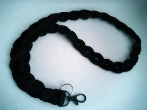 Schlüsselbänder mit Karabiner, Lanyard, Handarbeit, Baumwolle, DIY