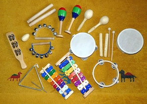 umfangreiches Kinder - Percussionset, vieeeeelteilig