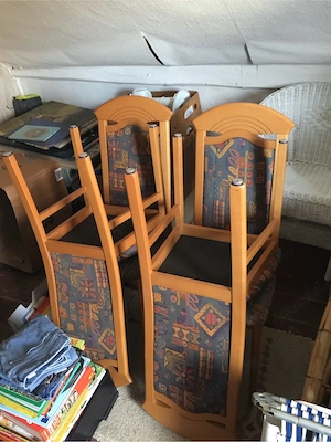 Wohnzimmer  Küchenstühle
