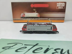 Märklin Mini Club Z DC 8823   Elektrolokomotive BR Re 4 4 IV   SBB   Rot   Analog   OVP