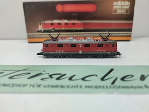 Märklin Mini Club Z DC 8849   Schwere SBB Ae 6 6 (Städtelokomotive) 11429   Rot   Analog   OVP