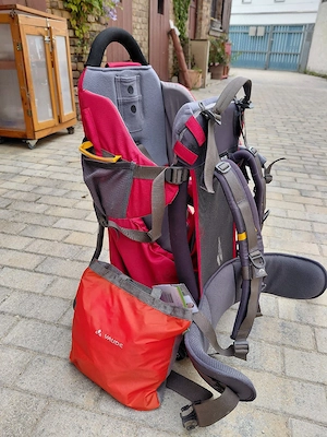 Vaude Babytrage Kraxe Rot Grau