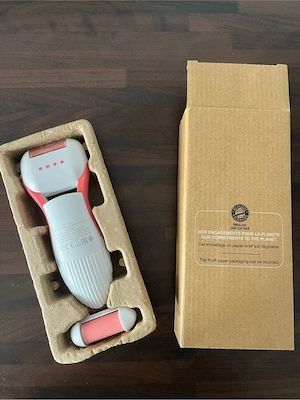 Hornhautentferner batteriebetrieben+extra Rollenaufsatz