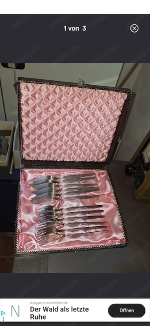 DDR Fischbesteck Edelstahl