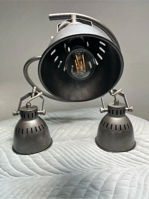   3-flammige Deckenleuchte im Industrial Vintage Stil