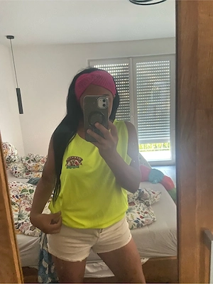 neon gelbes Tank Top Gr 38 40