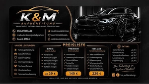 K&M auto Aufbereitung ab 39 