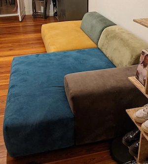 Design Sofa   MYCS PYLLOW Modular Sofa in Fine Cord