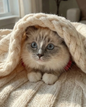    Anhängliches Ragdoll-Kätzchen   Der perfekte Begleiter