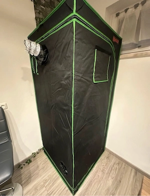Growzelt 80x80x180 cm - unbenutzt Indoor Grow Box Pilanzenzelt