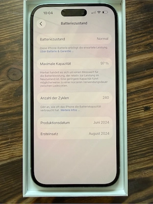iphone 15 in grün 