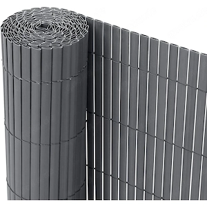 Ribelli Sichtschutzmatte aus PVC 90 x 400 cm anthrazit