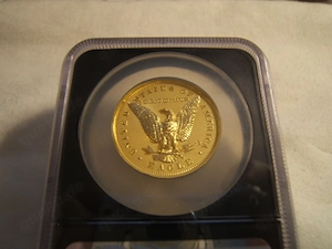 NGC PF70 Smithsonian 1 oz Gold Morgan's Eagle Design Ultra High Relief