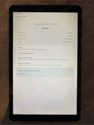 Samsung Galaxy Tab A 10.5 2018