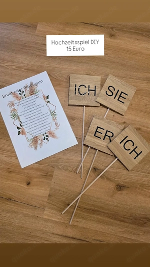 Hochzeitsspiel DIY