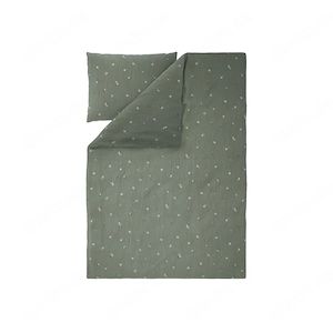 LIVARNO  Musselin-Bettw sche, 140 x 200 cm, 70 x 90 cm, Blumen gr n