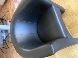 Cocktailsessel, schwarz 