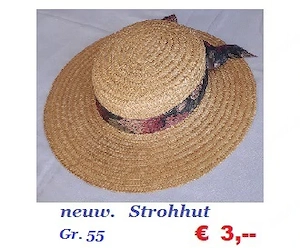 schöner Strohhut