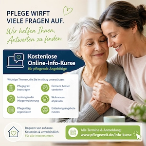 kostenlose Info- Kurse für pflegende Angehörige