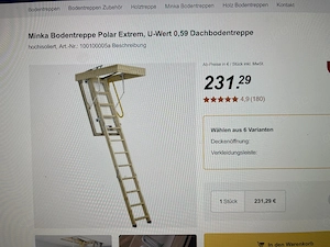 Dachbodentreppe - original verpackt NEU!!