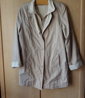 Damen - Jacke, Sommerjacke, Gr.36 bzw. ca. Gr. S, federleicht, beige creme, 3 4 lang