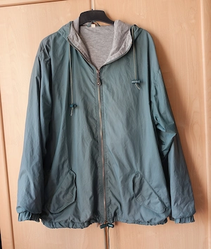 Damen - Jacke, Windjacke, Kapuze, grün, Gr. S bzw. ca. Gr. 36