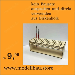 Pinselhalter aus Holz