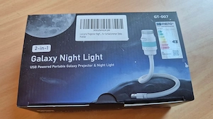 Galaxy Projector 2-in-1 Sternenhimmel Projektor Nachtlicht Lavalampe 360  Rotation 