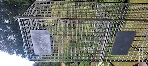 Gitter Spind aus Metall 