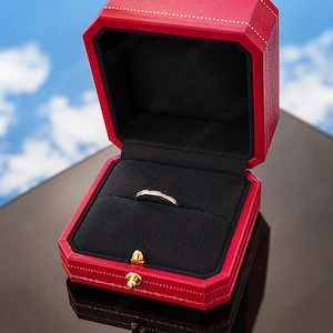 Cartier d Amour Platinring Pt950 Gr. 46 mit Box