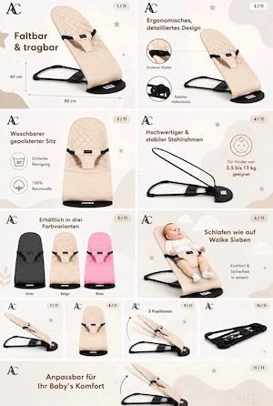 NEU, Babywippe, ungeöffnet. GÜNSTIG