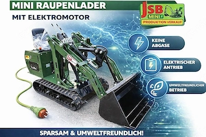 Neuer elektrischer e mini-raupenlader ms-tl113