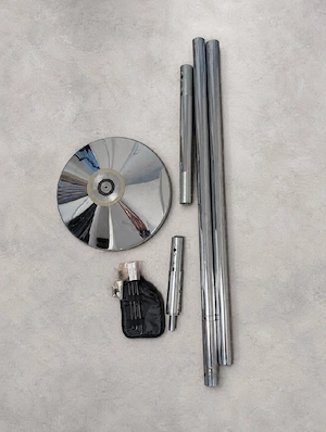X-Pole XPert Tanzstange 45 mm - Spinning & Static - komplett