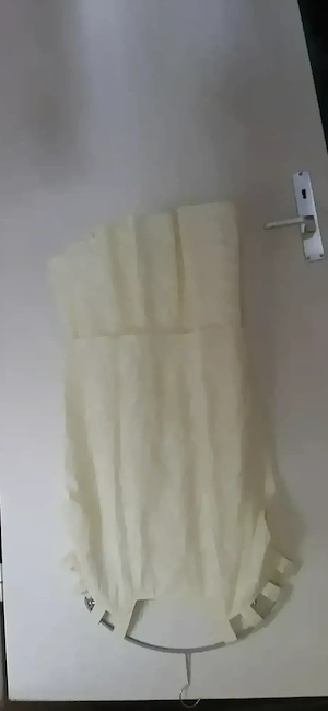 2-teiliges Kleid gelb weiß Gr. M  Bild 5