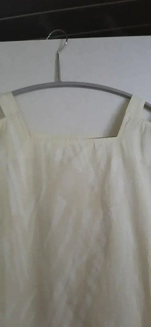 2-teiliges Kleid gelb weiß Gr. M 
