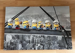 Wandbild Minions 60x90 cm